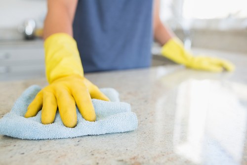 Detailed post-construction cleaning removing dust and debris in Docklands
